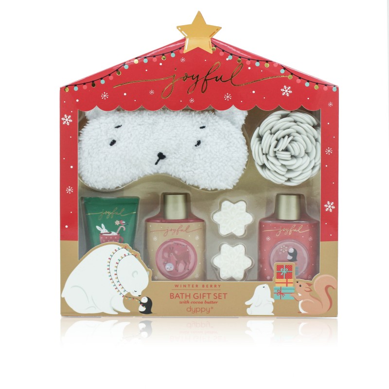 Cheer de férias: Novo Conjunto de presentes de banho de Natal de 7 peças traz a você a magia do inverno