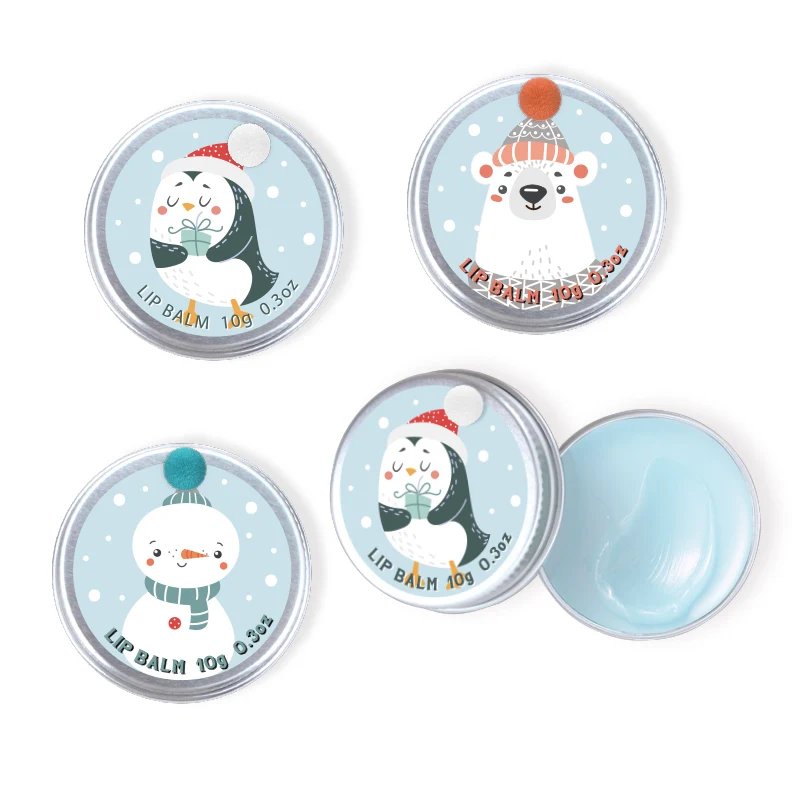 Os Mini Lip Balms vêm em tons coloridos?